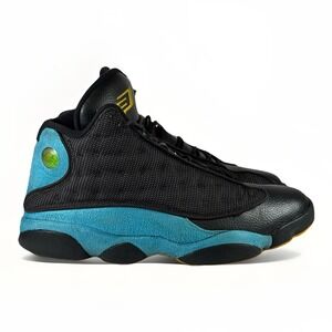 NIKE AIR JORDAN 13 RETRO CP PE CHRIS PAUL BLACK-ORION BLUE SZ 14 823902-015 B294